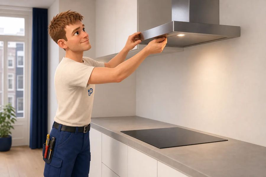 Install a cooker hood