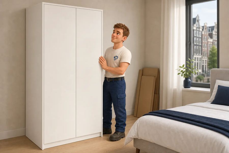 Assemble a wardrobe or bed